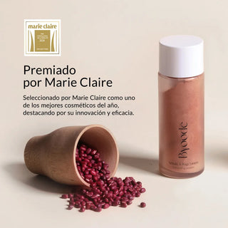 Limpiador  exfoliante para reducir puntos negros, reducir manchas, iluminar la piel y reducir los poros. Con ácidos exfoliantes y polvo de arroz.  Está premiado por la revista Marie Claire como mejor producto.