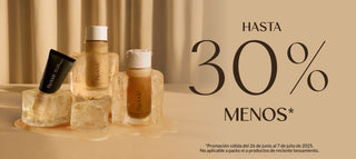 Hasta 30% menos en todos los productos. Promoción válida del 26 de junio al 7 de julio de 2025. No aplicable a packs ni a productos de reciente lanzamiento.