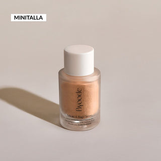 Minitalla polvo exfoliante y limpiador facial, corporal y de cuero cabelludo de Byoode