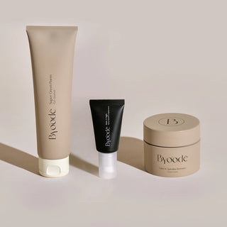 Trío antiedad y reafirmante antiarrugas con gel limpiador, sérum antiedad y antiarrugas de retinal y crema ligera con antioxidantes y ácido hialurónico.