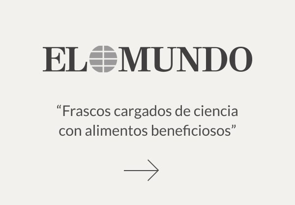 El Mundo: «Frascos cargados de ciencia con alimentos beneficiosos»