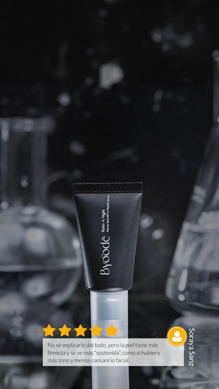 Banner sobre retin-a night con Retinal de Byoode