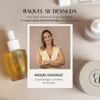 Raquel González, creadora de Byoode y cosmetóloga